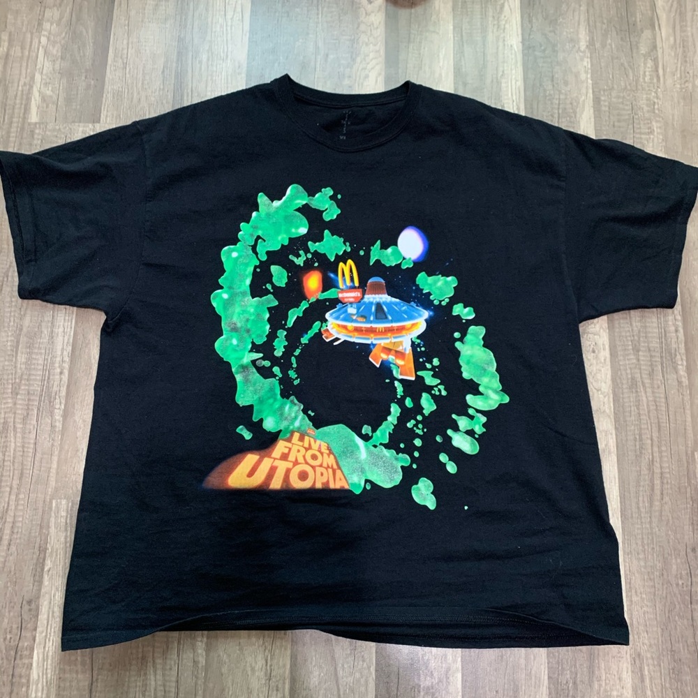 Travis Scott x McDonalds tee